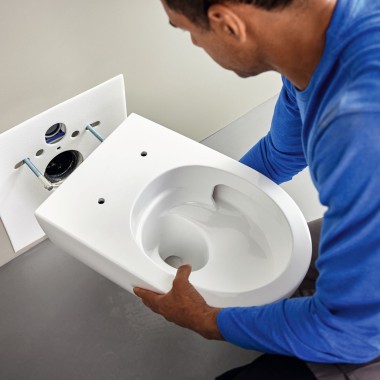 Technologie EFF3 sur WC Acanto (© Geberit)