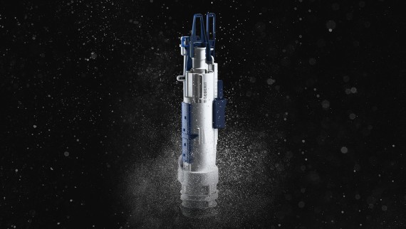 Geberit Typ 212 Spülventil mit Wassertropfen (© Geberit) Geberit Typ 212 Spülventil mit Wassertropfen (© Geberit)