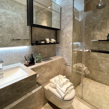 I bagni degli ospiti offrono molto lusso. (© Guocoland Limited)