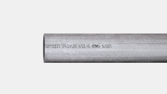 Tubo Geberit Mapress acciaio-C con zincatura interna ed esterna