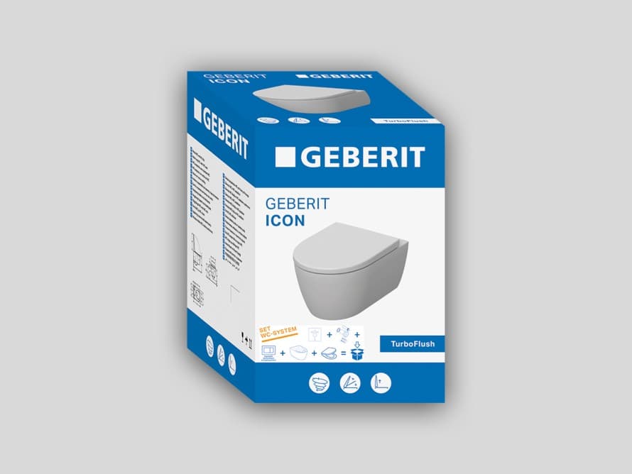Geberit Komplett-Set WC-System mit WC, Sitz, Betätigungsplatte und Zubehör Geberit Komplett-Set WC-System mit WC, Sitz, Betätigungsplatte und Zubehör