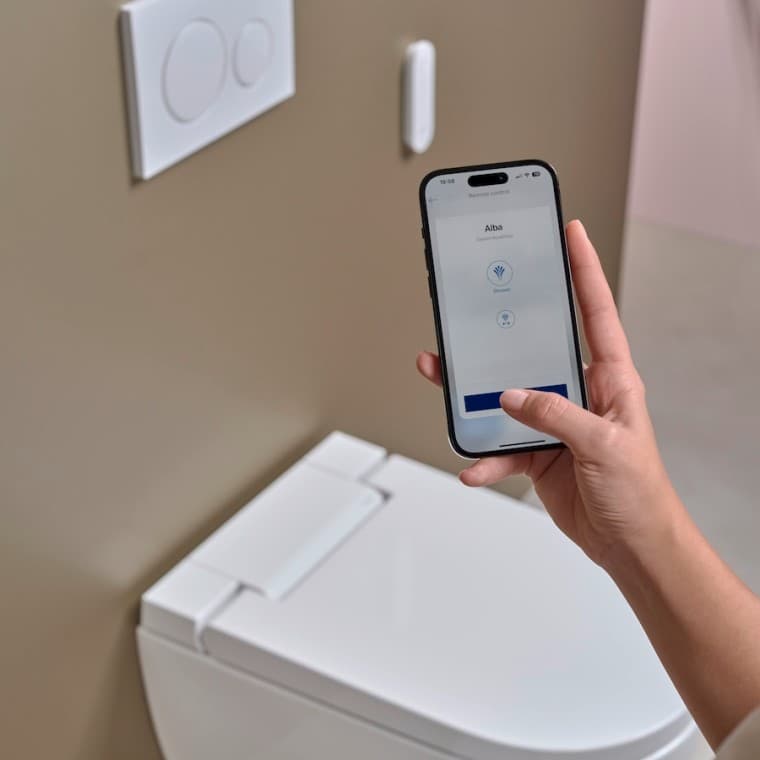 Geberit AquaClean mit der Geberit Home App Geberit AquaClean mit der Geberit Home App