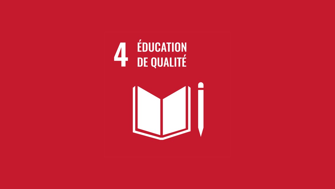 Objectif 4 des Nations Unies «Éducation de qualité»