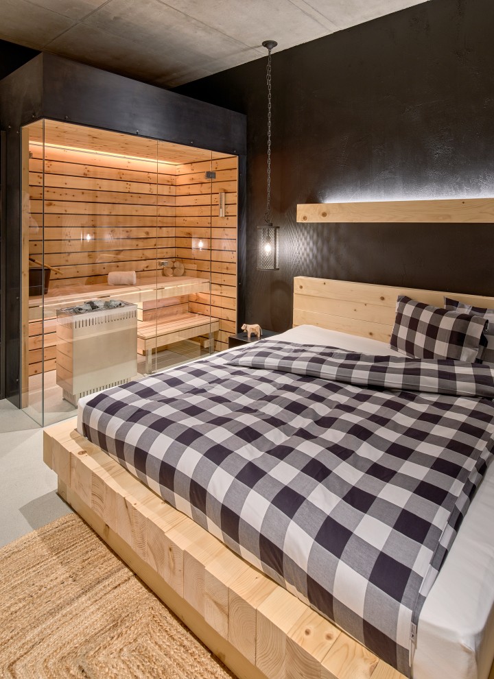 Un sauna privé dans la chambre? Cela aussi existe au Bretterhotel. (© Geberit)