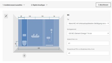 Oggetti desiderati con l'estratto materiale GIS/Duofix