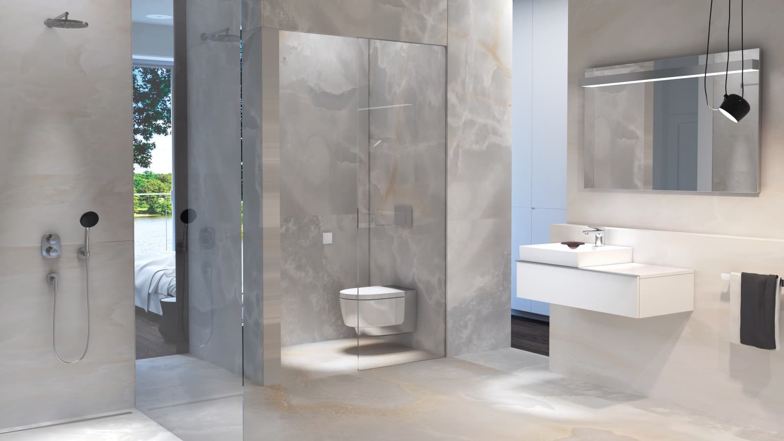 Geberit Badezimmer mit Dusche Geberit Badezimmer mit Dusche